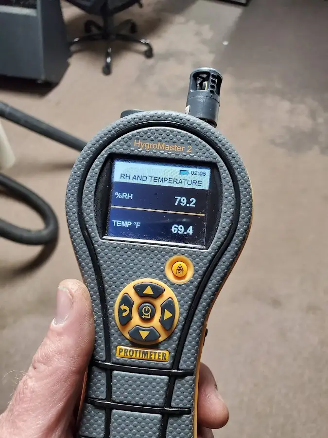 Moisture meter humidity assessment for Mold Remediation & Removal in Davison